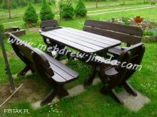 stół ogrodowy drewniany+2 ławki+ 2 fotele,stolarz,kolory,wzory,wymiary